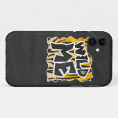 Wild Me Tiger Orange und Black Case-Mate iPhone Hülle (Rückseite (Horizontal))