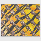 Wild Me Tiger Orange und Black Geschenkpapier (Flach)