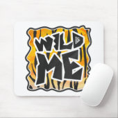 Wild Me Tiger Orange und Black Mousepad (Mit Mouse)
