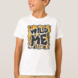 Wild Me Tiger Orange und Black T-Shirt