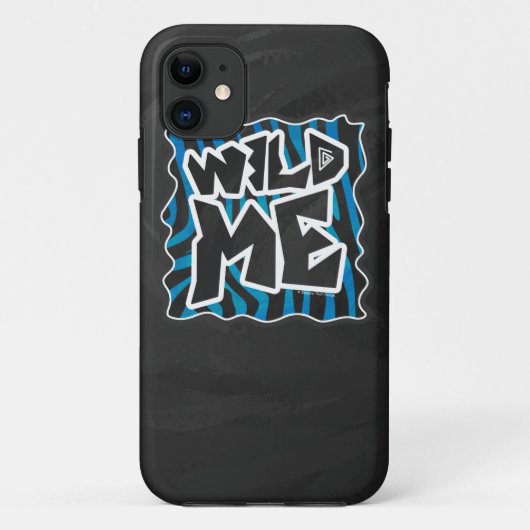 Wild Me Zebra Black and Blue Case-Mate iPhone Hülle (Rückseite)