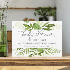 Wild Meadow Baby Shower Einladung