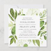 Wild Meadow Bridal Dusche Einladung | Platz (Vorderseite)