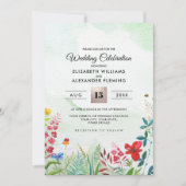 Wild Meadow | Einladungen für Hochzeiten im Sommer (Vorderseite)