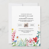 Wild Meadow | Einladungen für Hochzeiten im Sommer (Vorderseite)