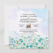 Wild Meadow | Frühgebirge Hochzeitseinladungen Einladung (Vorderseite)