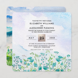 Wild Meadow | Frühgebirge Hochzeitseinladungen Einladung