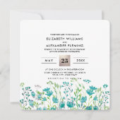 Wild Meadow | Frühgebirge Hochzeitseinladungen Einladung (Vorderseite)