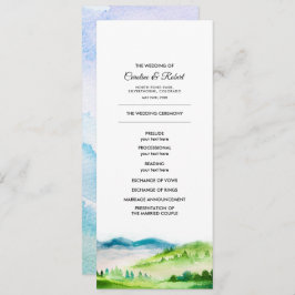 Wild Meadow | Frühgebirge Hochzeitsprogramme Programm