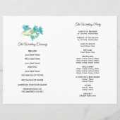 Wild Meadow | Frühjahrsprogramme für Hochzeiten (Rückseite)