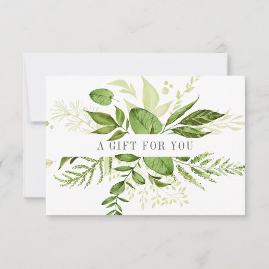 Wild Meadow | Green Botanic Gift Certificate (Vorderseite)