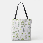 Wild Meadow Herb Green Tasche (Rückseite)