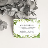 Wild Meadow | Hochzeitshotel Unterkunftskarten Begleitkarte