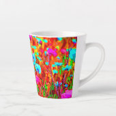 Wild Meadow in Bloom Pop Art Milchtasse (Rechts)