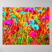 Wild Meadow in Bloom Pop Art Poster (Vorne)