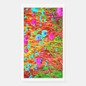 Wild Meadow in Bloom Pop Art Serviette (Vorderseite)
