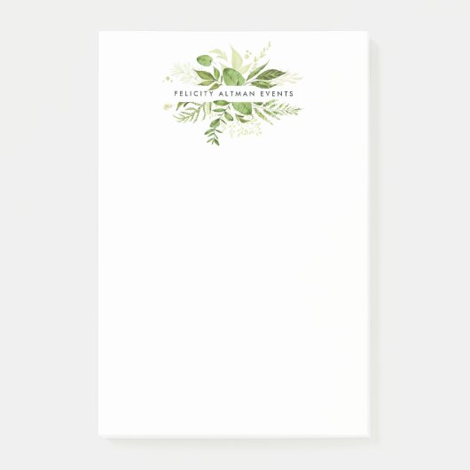 Wild Meadow Personalisiert Post-it Klebezettel (Vorderseite)