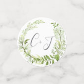Wild Meadow Personalisiert Wedding Konfetti (Klein Vorderseite)