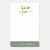Wild Meadow Personalized Business Post-it Klebezettel (Vorderseite)