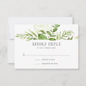Wild Meadow RSVP-Karte RSVP Karte (Vorderseite)