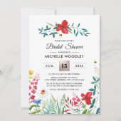 Wild Meadow | Summer Forest Brautparty Einladung (Vorderseite)