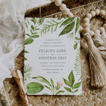 Wild Meadow Wedding Einladung