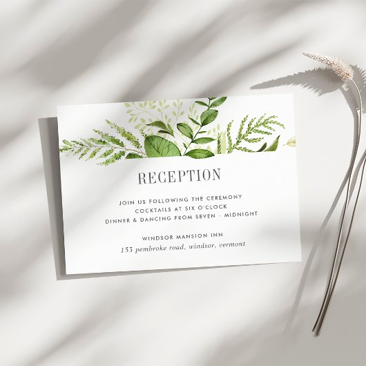 Wild Meadow Wedding Reception Enclosure Card Einladung
