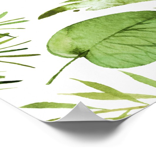 Wild Meadow Wedding Willkommen Poster (Ecke)