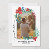 Wild Meadow | WILDBLUMEN | Hochzeit von Fotos Save The Date (Vorderseite)