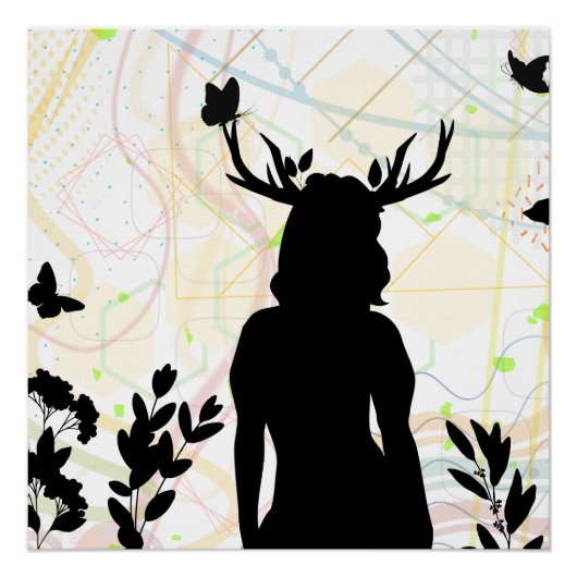 Wild mit der Natur Poster (Vorderseite)