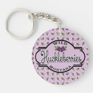 Wild Montana Huckleberries Key Fob Schlüsselanhänger