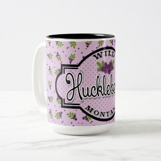 Wild Montana Huckleberries Tasse (Vorderseite Links)