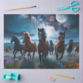 Wild Moon Horses Seidenpapier (Basteln)