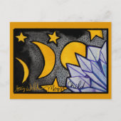 Wild MoonChild Moon Phases Postkarte (Vorderseite)