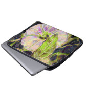 Wild Morning Glory Blume Laptopschutzhülle (Vorne Knopf)