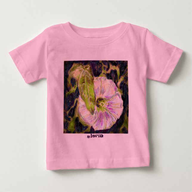 Wild Morning Glory von Alexandra Cook Baby T-shirt (Vorderseite)