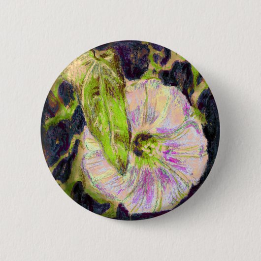 Wild Morning Glory von Alexandra Cook Button (Vorderseite)