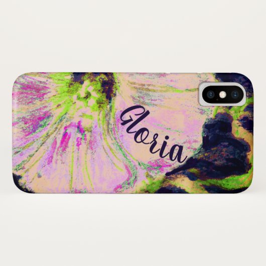 Wild Morning Glory von Alexandra Cook iPhone Case (Rückseite (Horizontal))