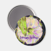 Wild Morning Glory von Alexandra Cook Magnet (Vorderseite/Rückseite)