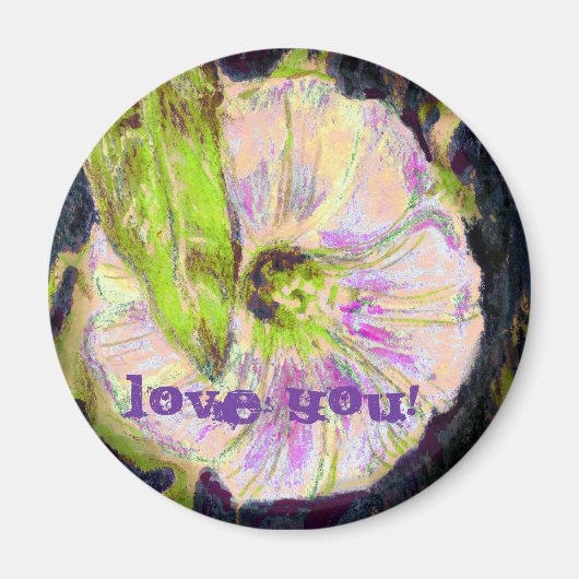 Wild Morning Glory von Alexandra Cook Magnet (Vorne)