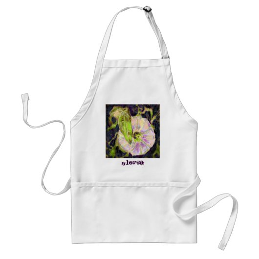 Wild Morning Glory von Alexandra Cook Schürze (Vorne)