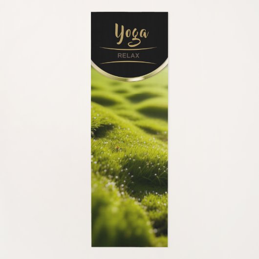 Wild Moss Grass - Yoga Mat Yogamatte (Vorderseite)