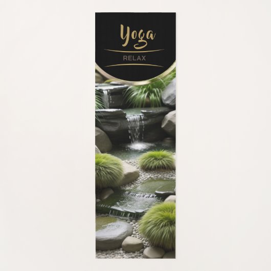 Wild Moss Rock Garden - Yoga Mat Yogamatte (Vorderseite)