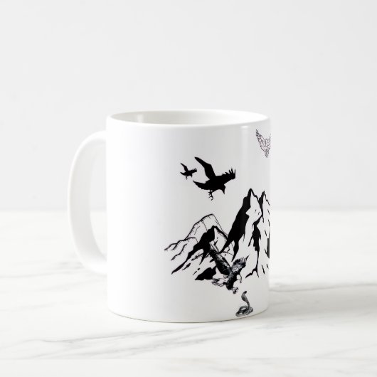 Wild Mountain Adventure Coffee Mug Kaffeetasse (Vorderseite Links)