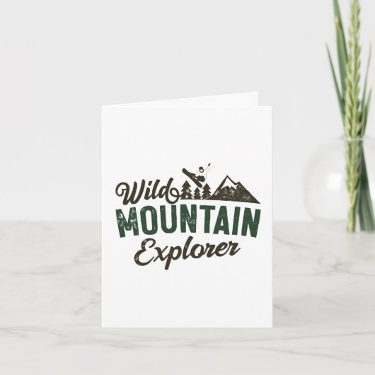 Wild Mountain Explorer Karte (Vorderseite)