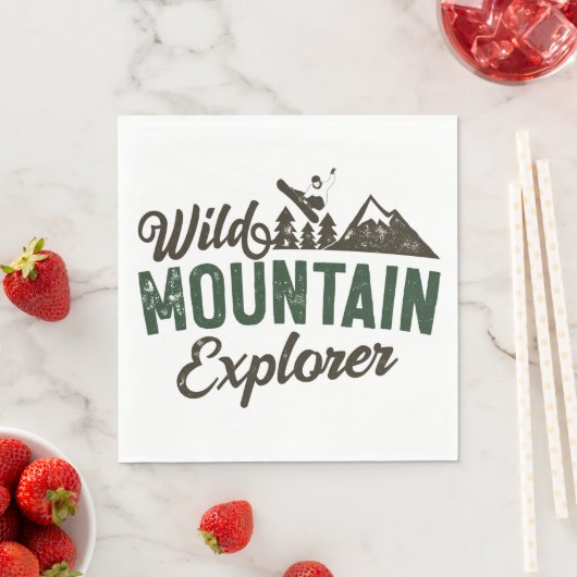 Wild Mountain Explorer Serviette (Beispiel)