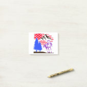 Wild Mountain Horse Galloping Post-it Klebezettel (Auf Schreibtisch)