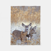 Wild Mule Deer Pair | Kalifornien Fleecedecke (Vorderseite)
