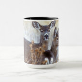 Wild Mule Deer Pair | Kalifornien Tasse (Zentrum)