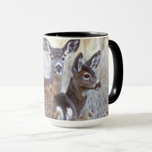 Wild Mule Deer Pair | Kalifornien Tasse (VorderseiteRechts)